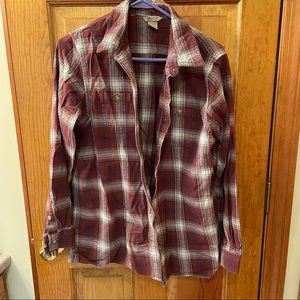 Duluth Trading Ladies Flannel Shirt